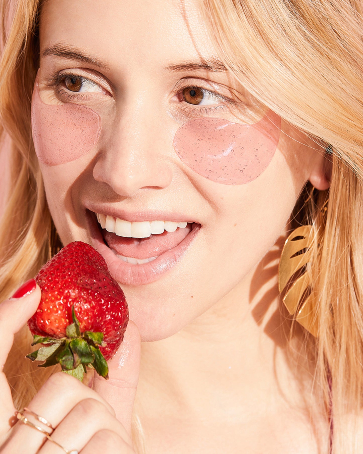 Serve Chilled Rosé Eye Gels 1 Pair
