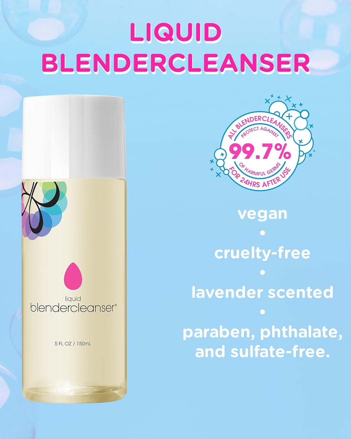 Blendercleanser Liquid Sponge & Brush Cleanser 150ml