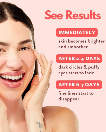 Serve Chilled Rosé Eye Gels 1 Pair